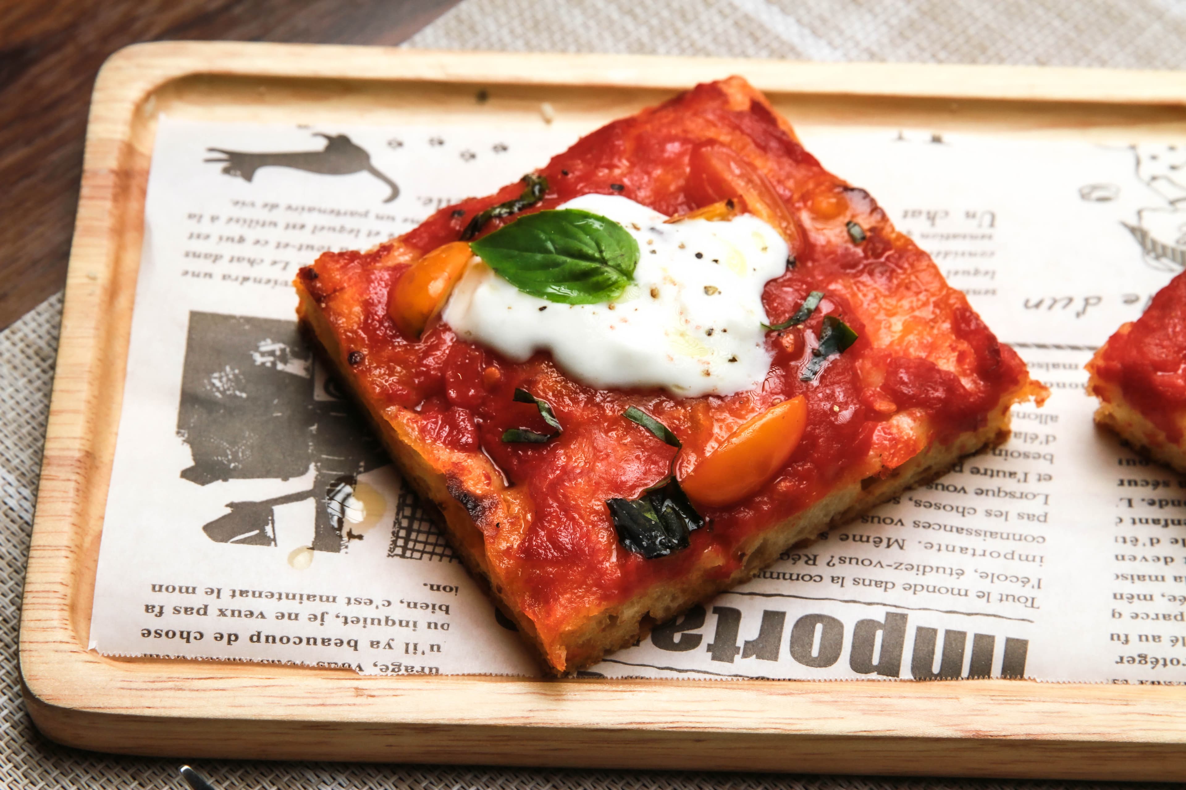 Pizza in Teglia