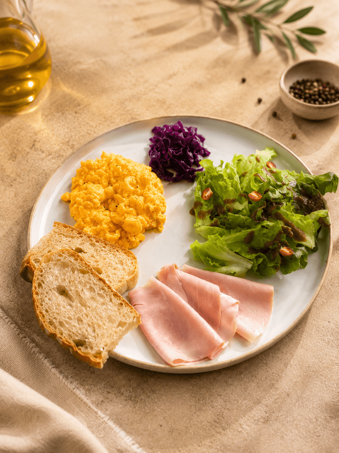 Italian Breakfast Scrambled Egg